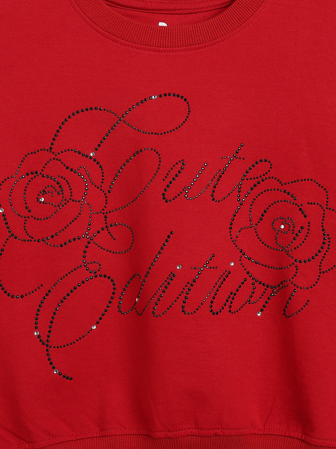 Lil Tomatoes Girls Cotton Looper Boxy Sweatshirt