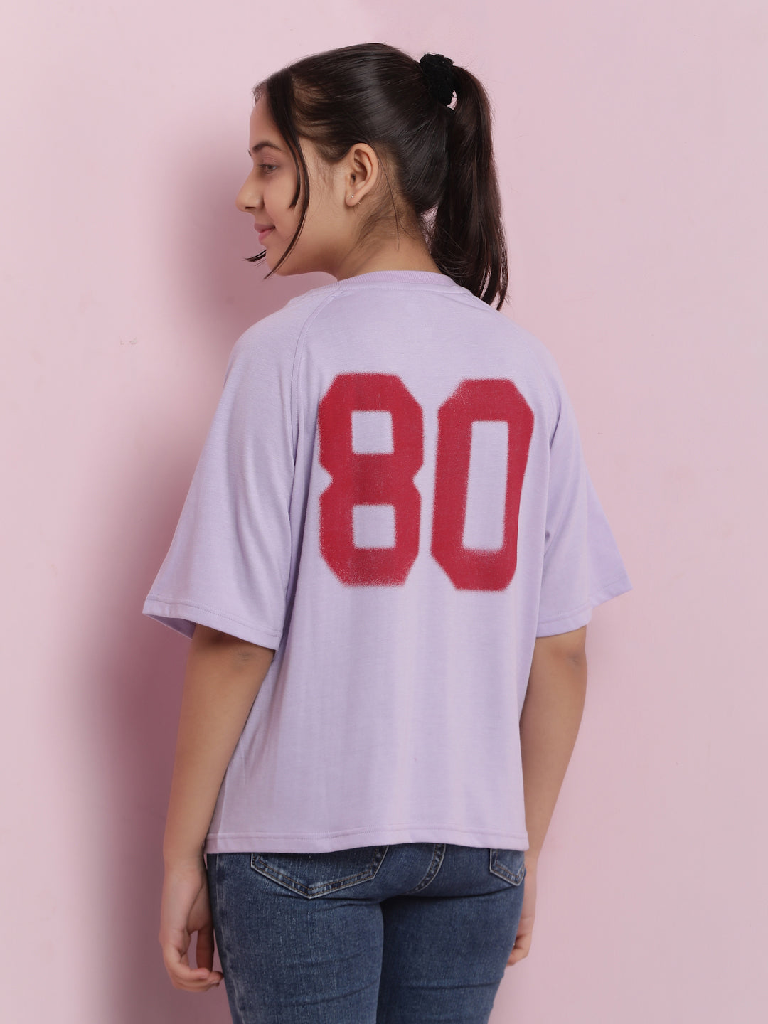 Lil Tomatoes Girls Cotton Top-Purple