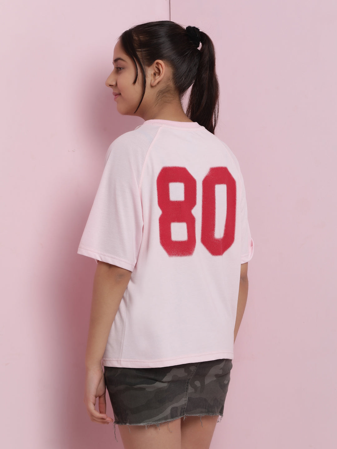 Lil Tomatoes Girls Cotton Top-Pink
