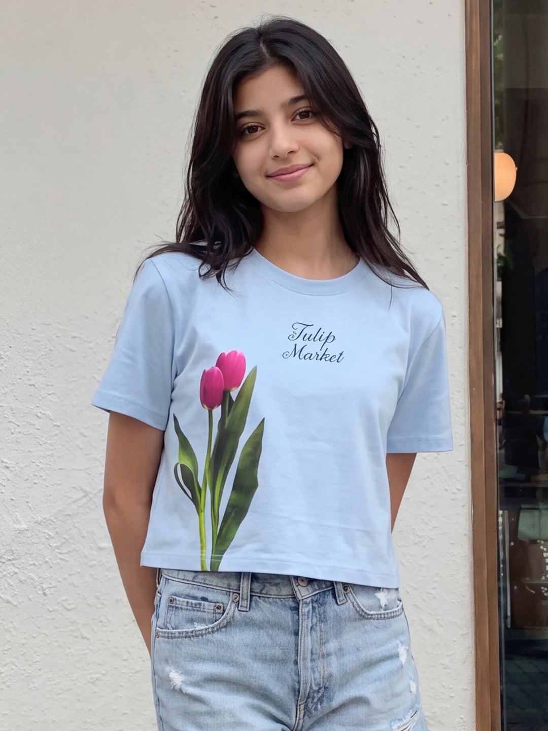 Lil Tomatoes Girls Cotton Crop Top