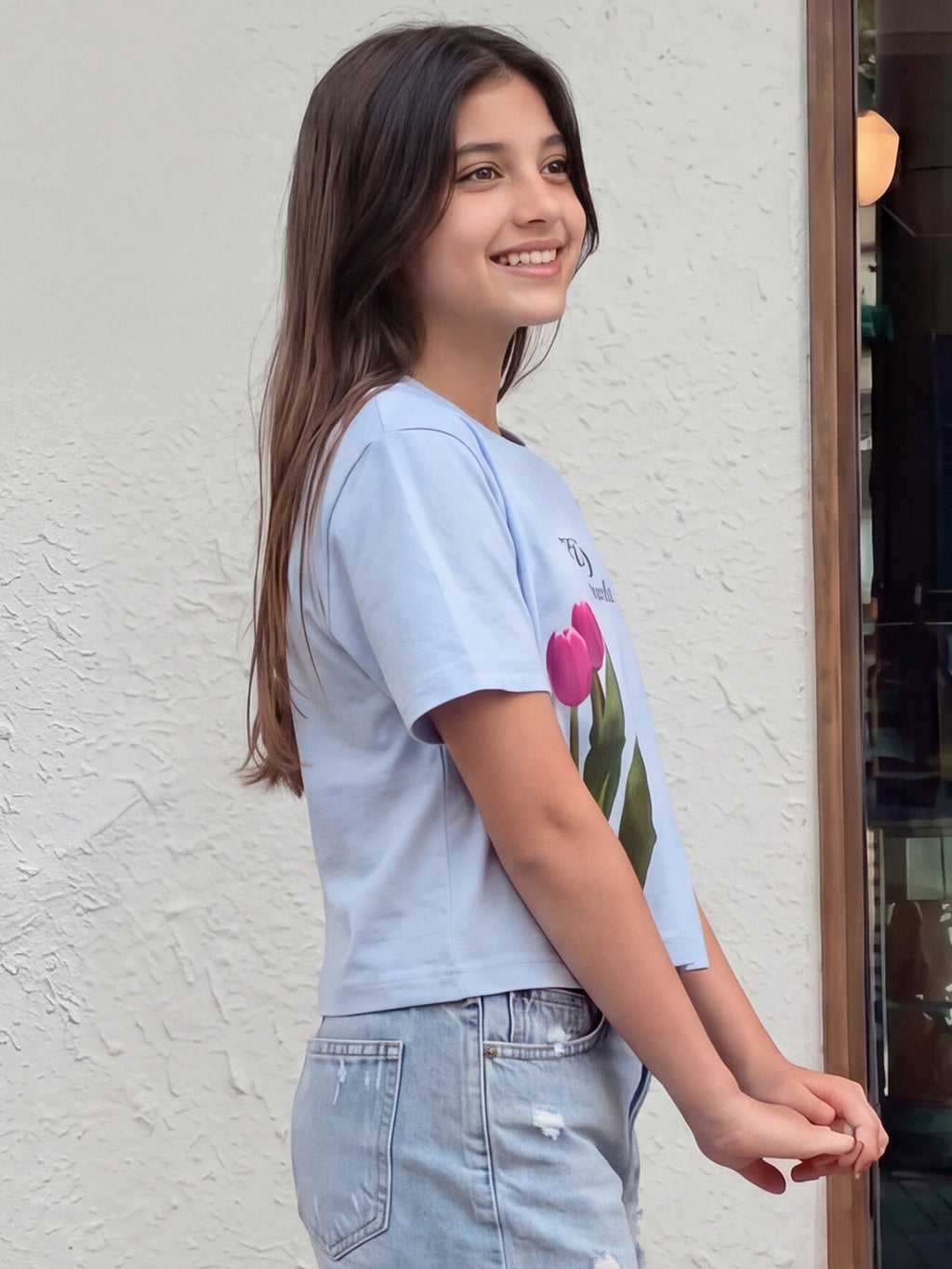Lil Tomatoes Girls Cotton Crop Top