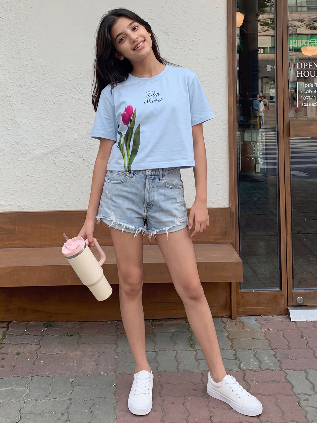 Lil Tomatoes Girls Cotton Crop Top