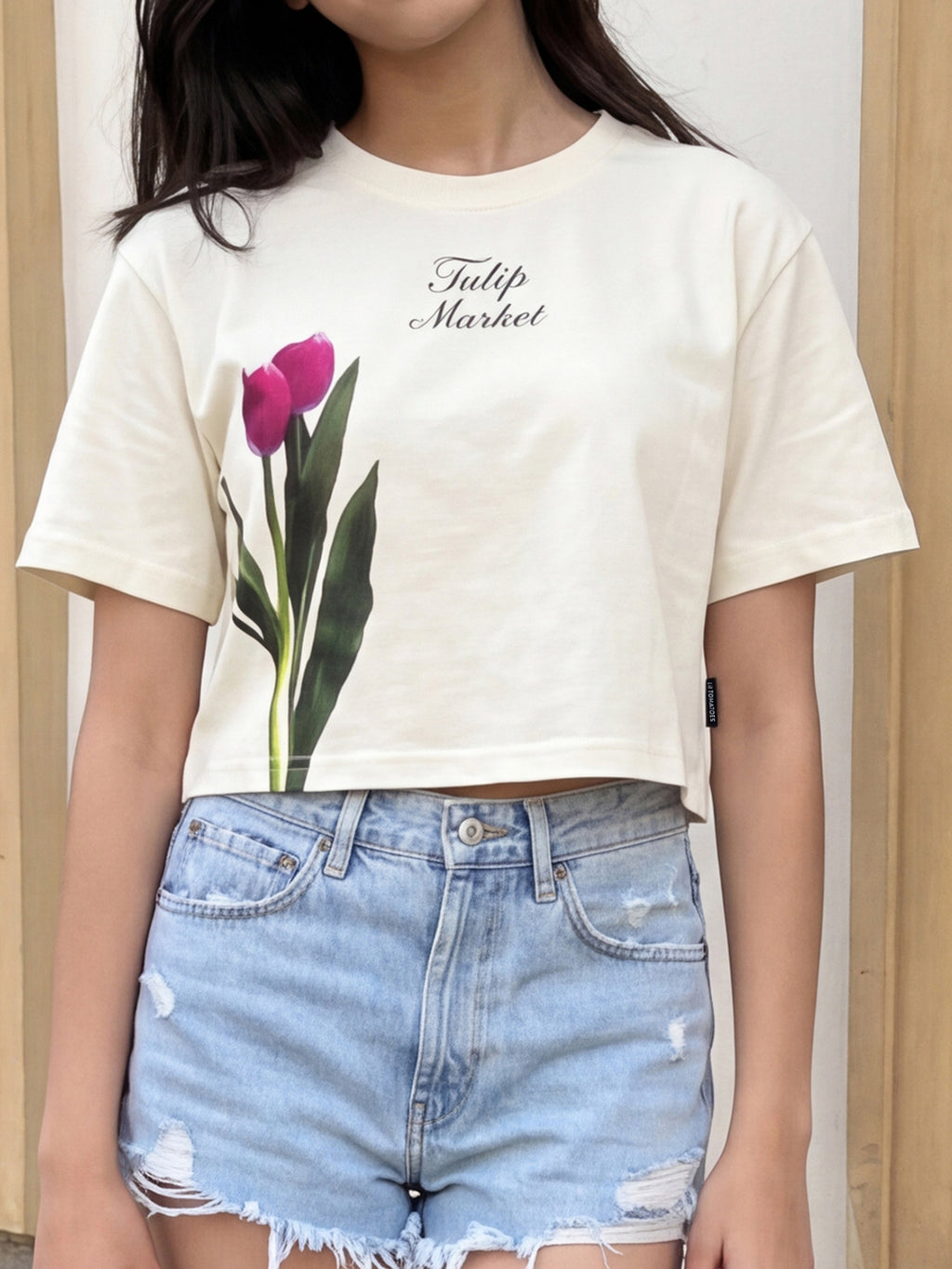 Lil Tomatoes Girls Cotton Crop Top