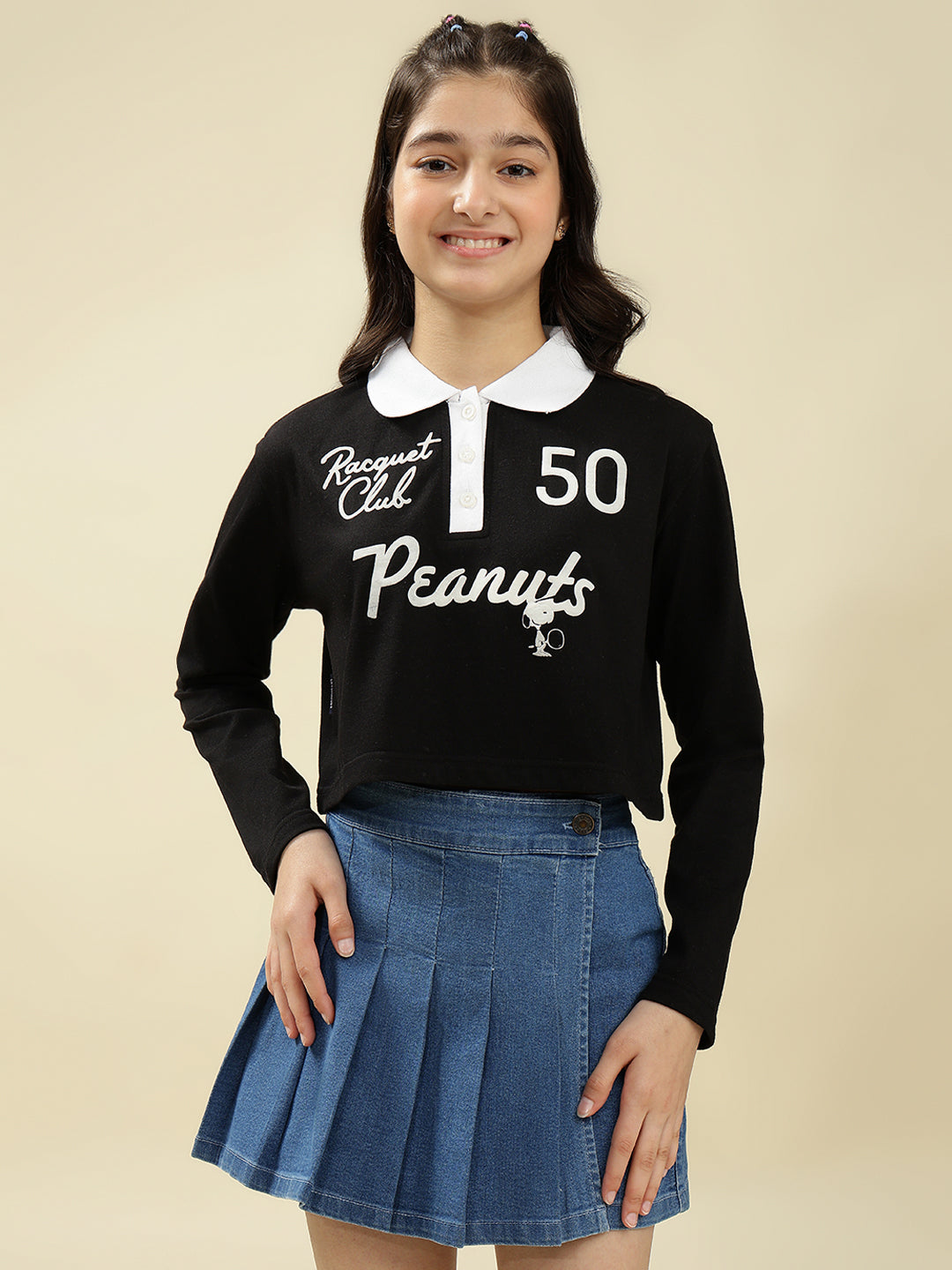 Lil Tomatoes Girls Cotton Crop Top