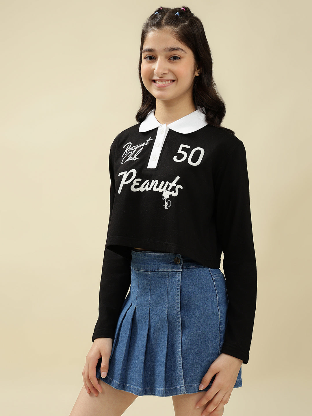 Lil Tomatoes Girls Cotton Crop Top