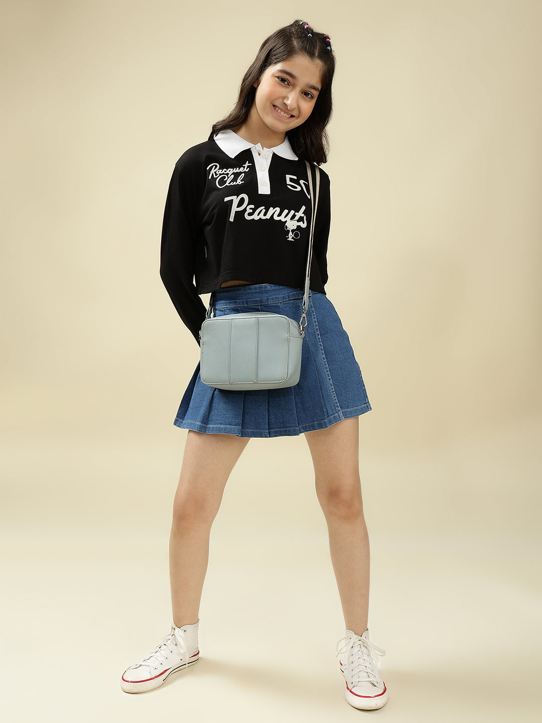 Lil Tomatoes Girls Cotton Crop Top