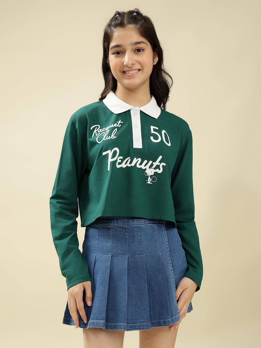 Lil Tomatoes Girls Cotton Crop Top