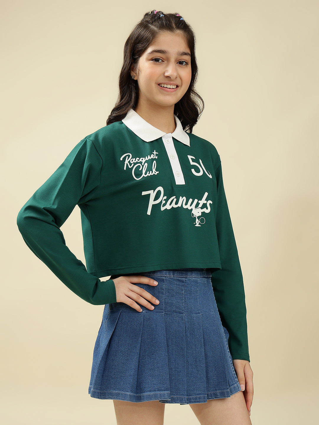 Lil Tomatoes Girls Cotton Crop Top