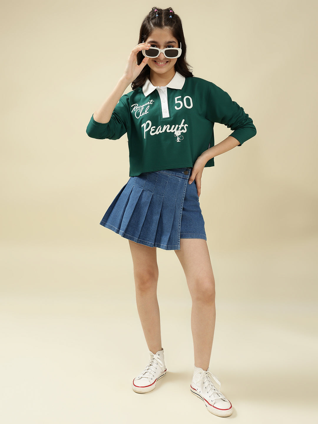 Lil Tomatoes Girls Cotton Crop Top