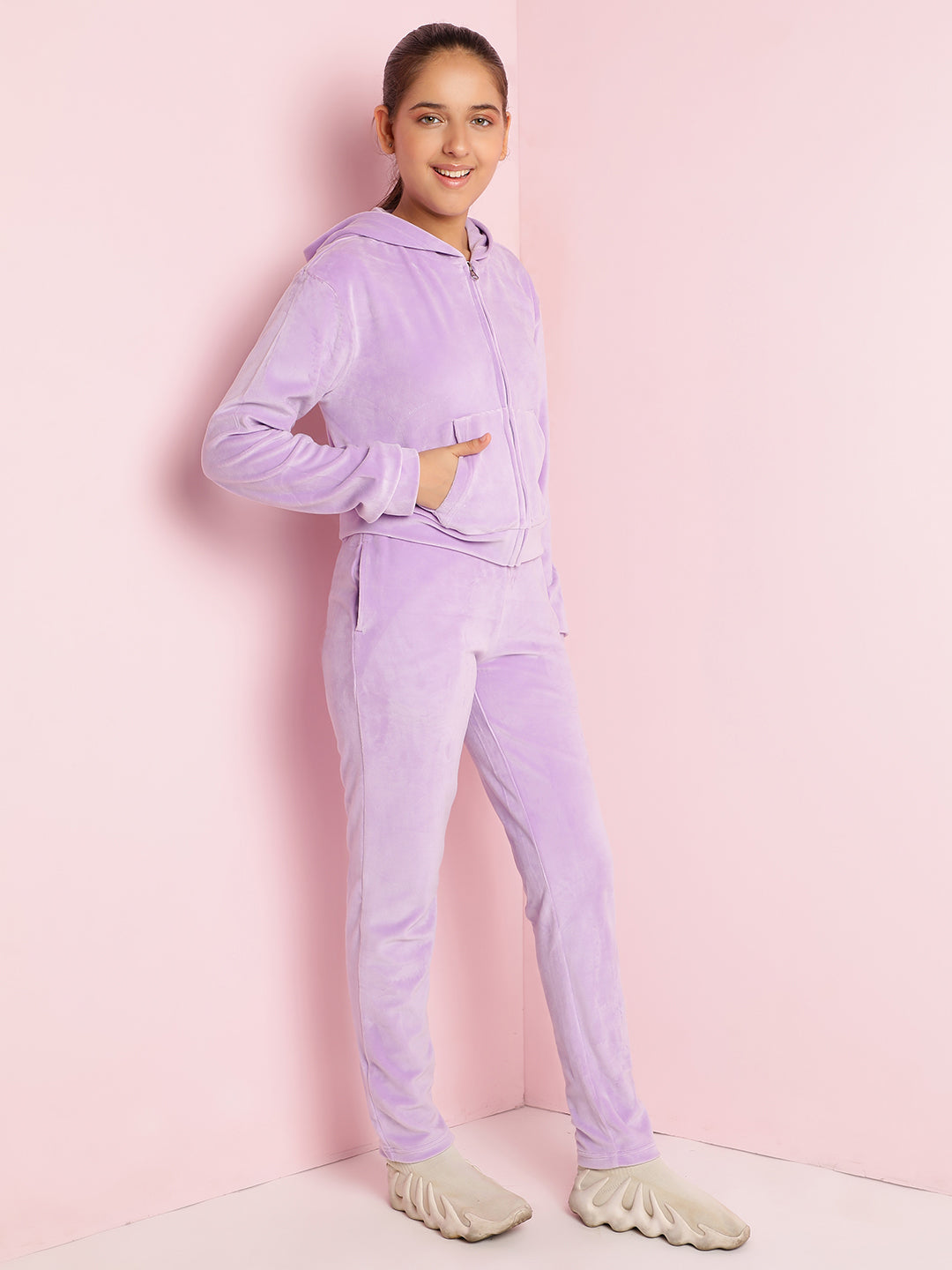 Lil Tomatoes Girls Velour Track Suits