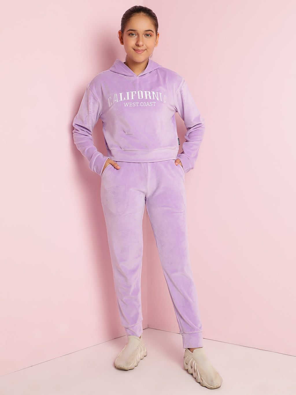Lil Tomatoes Girls Velour Track Suits