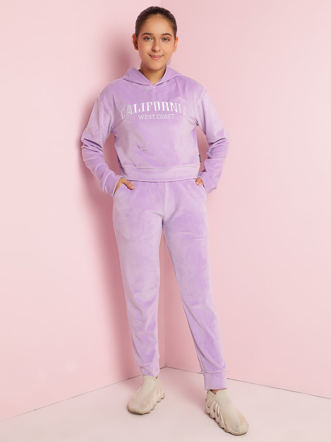 Lil Tomatoes Girls Velour Track Suits