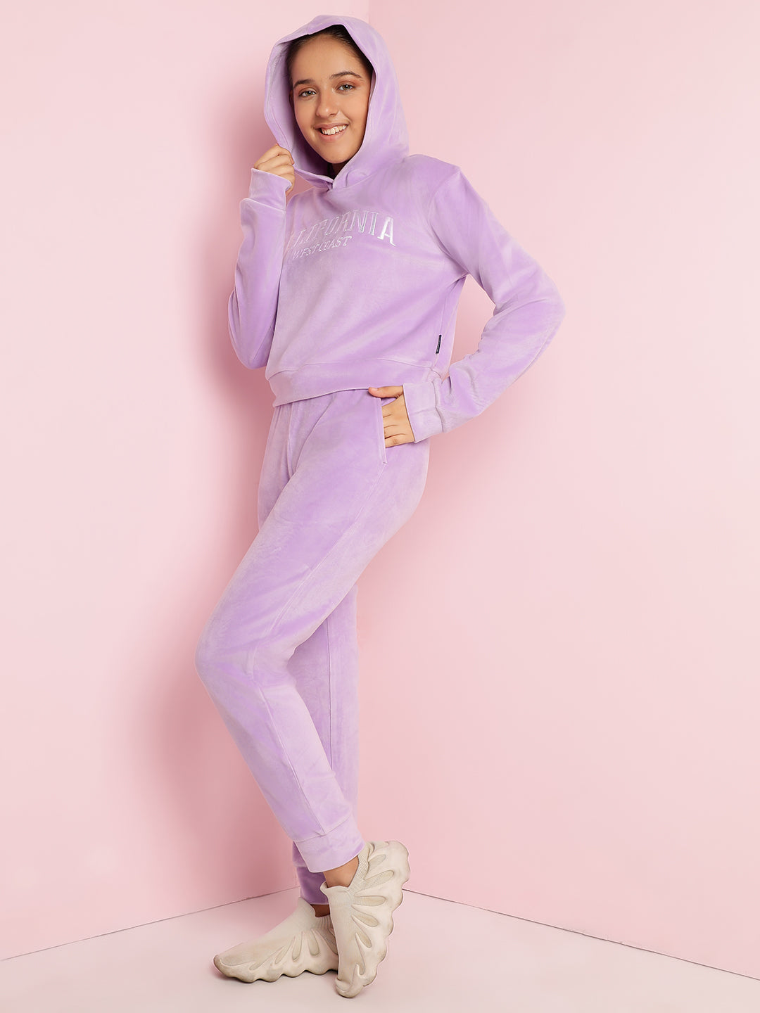 Lil Tomatoes Girls Velour Track Suits
