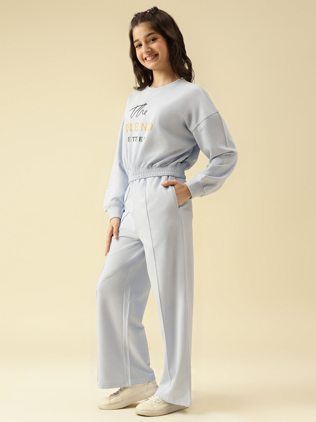 Lil Tomatoes Girls Cotton Looper Track Suits