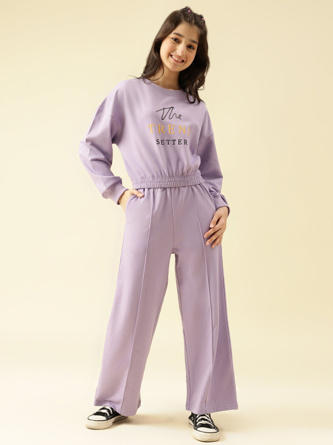 Lil Tomatoes Girls Cotton Looper Track Suits