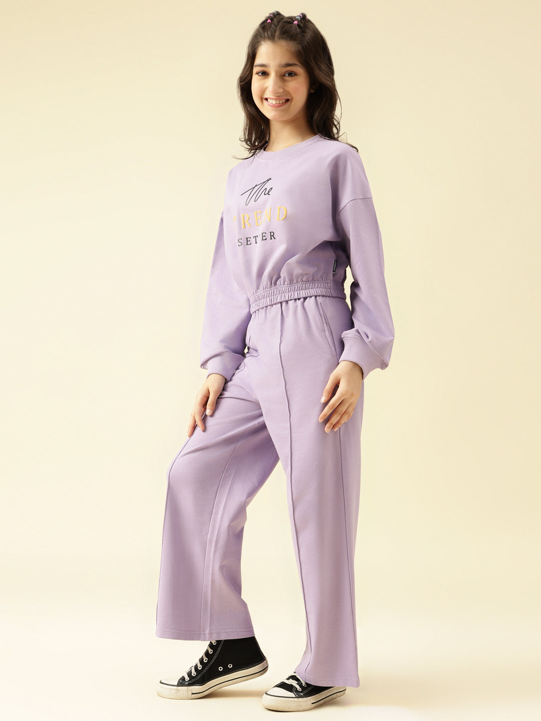 Lil Tomatoes Girls Cotton Looper Track Suits