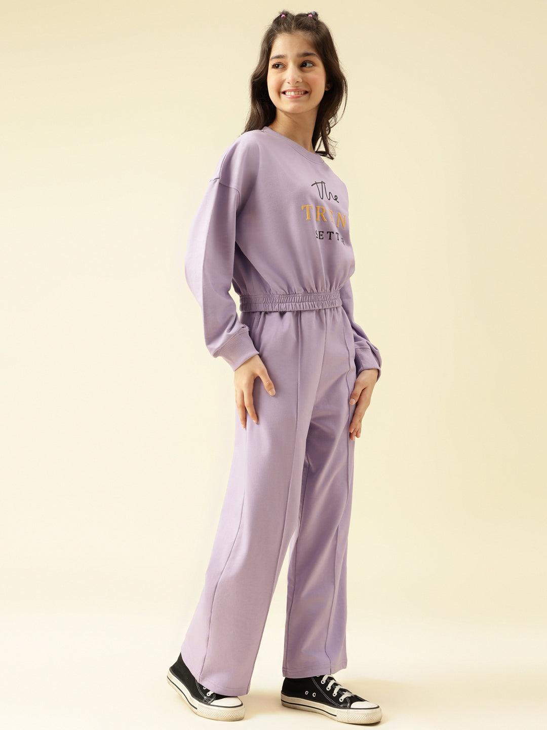 Lil Tomatoes Girls Cotton Looper Track Suits
