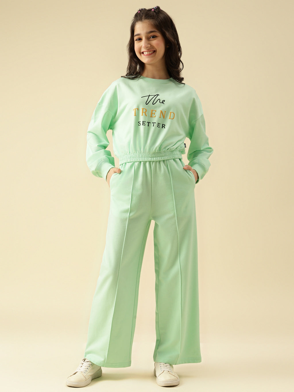 Lil Tomatoes Girls Cotton Looper Track Suits