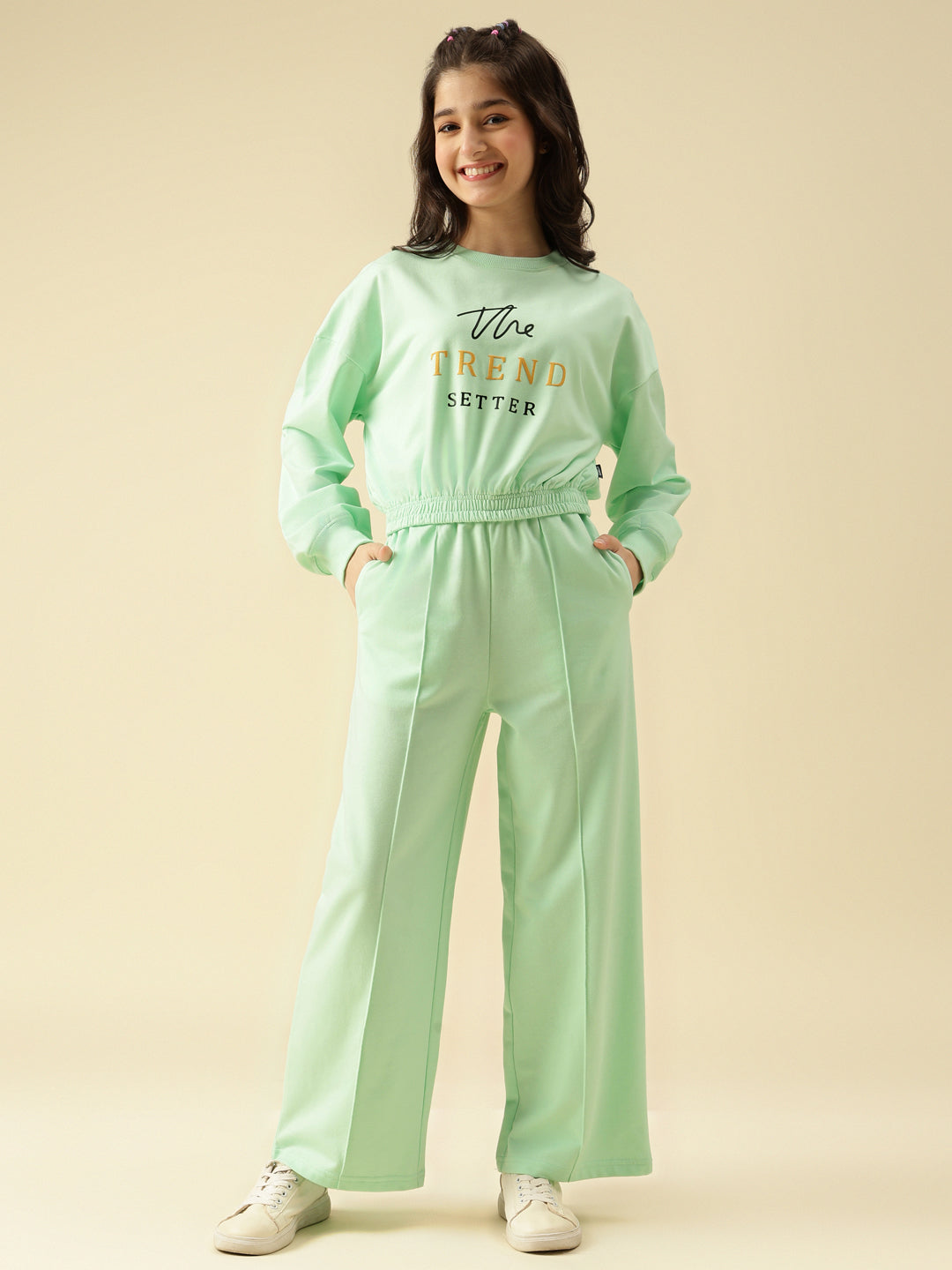 Lil Tomatoes Girls Cotton Looper Track Suits