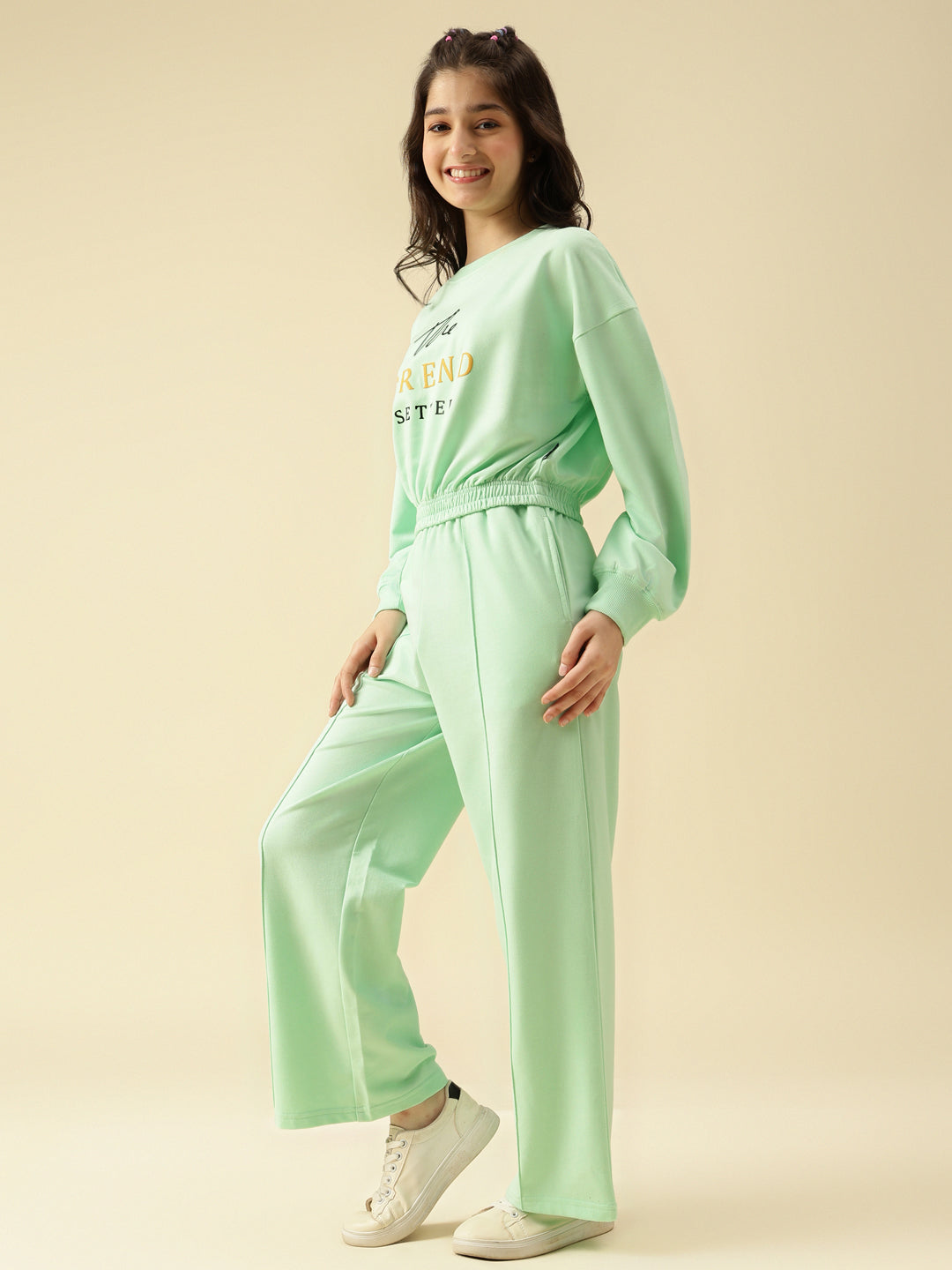 Lil Tomatoes Girls Cotton Looper Track Suits