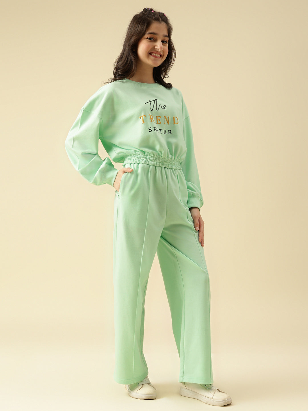Lil Tomatoes Girls Cotton Looper Track Suits
