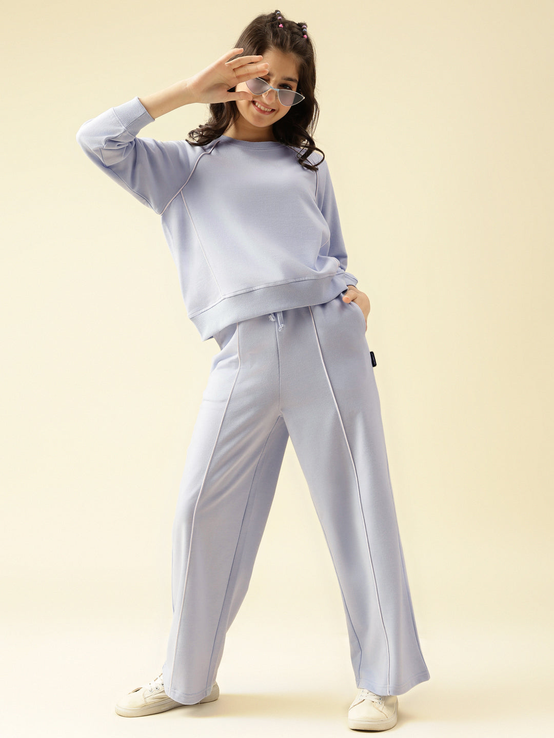 Lil Tomatoes Girls Cotton Looper Track Suits