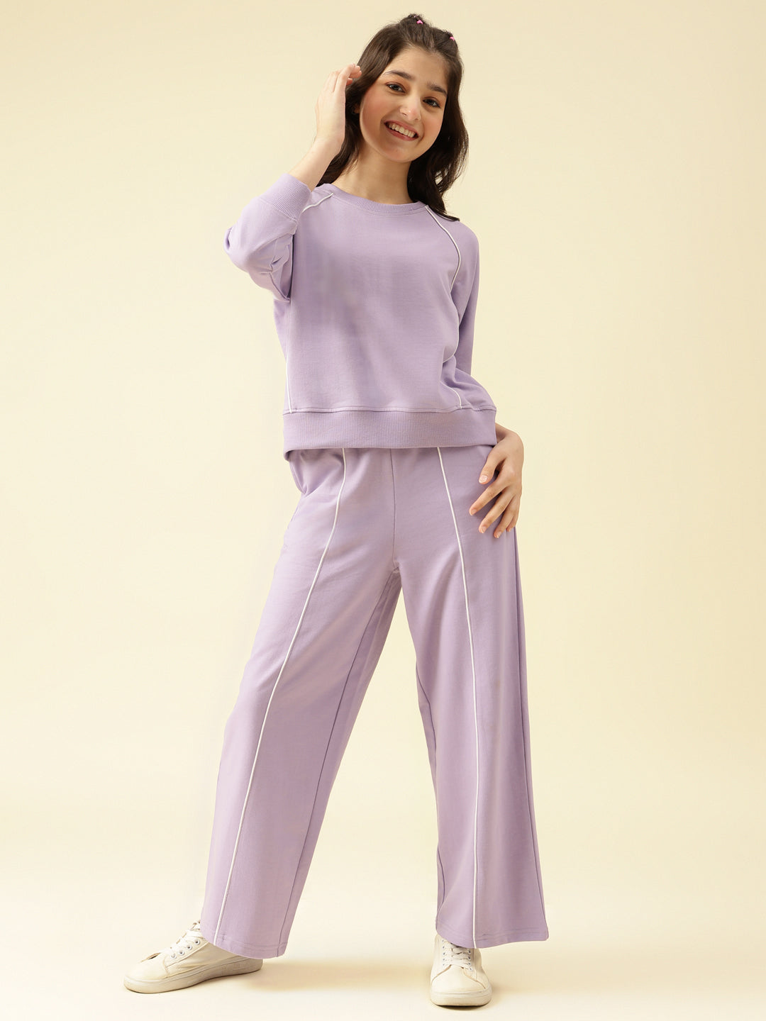 Lil Tomatoes Girls Cotton Looper Track Suits