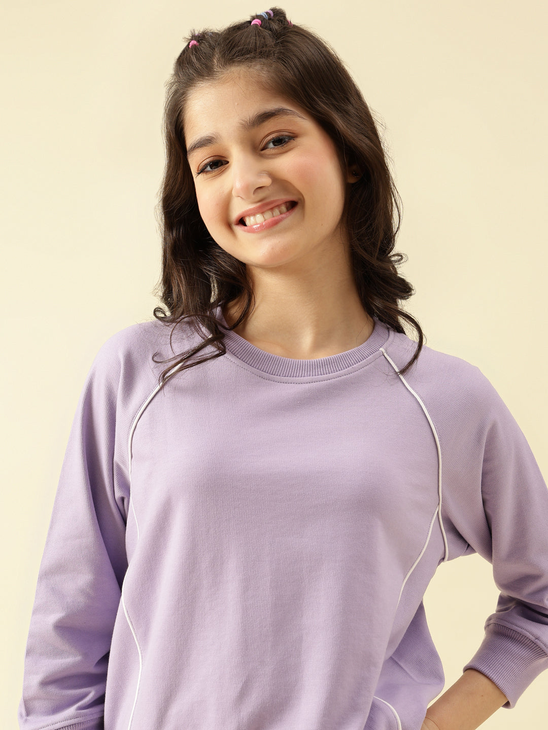 Lil Tomatoes Girls Cotton Looper Track Suits