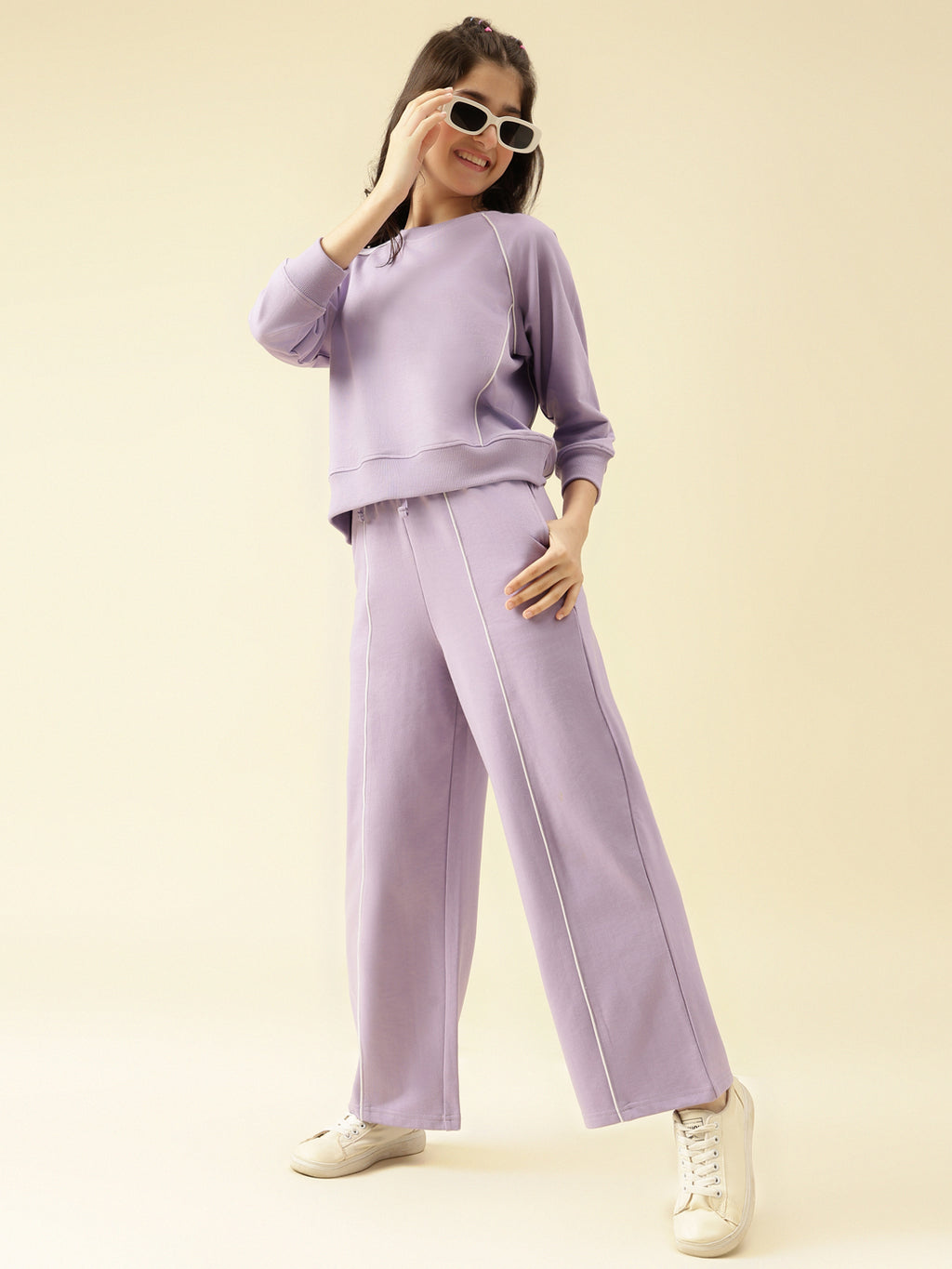 Lil Tomatoes Girls Cotton Looper Track Suits