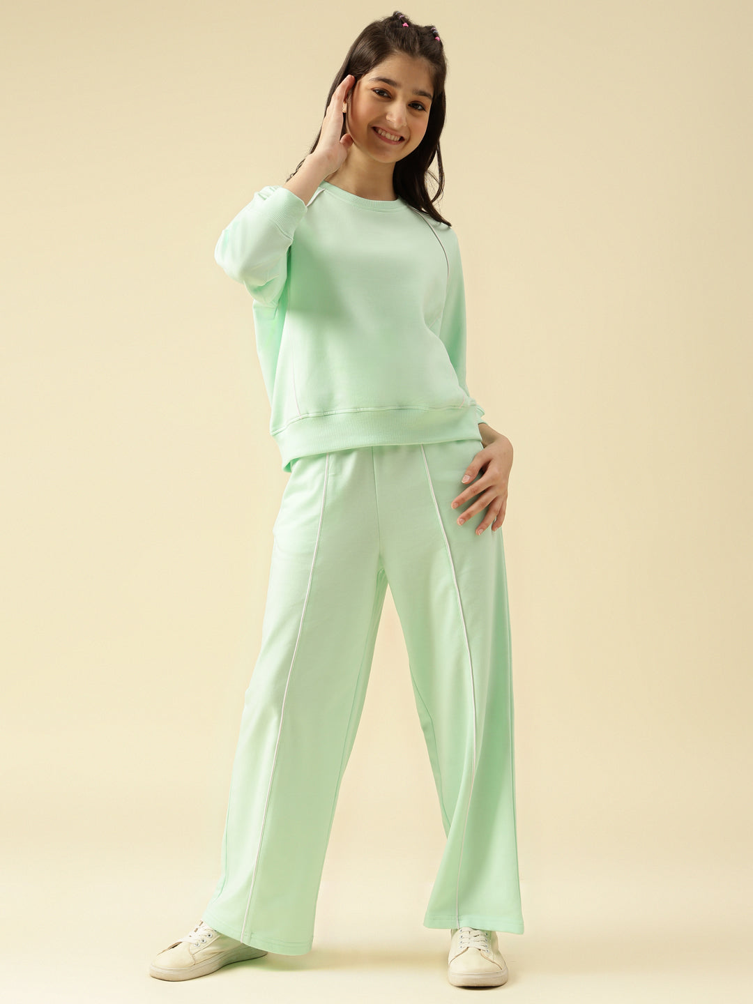 Lil Tomatoes Girls Cotton Looper Track Suits