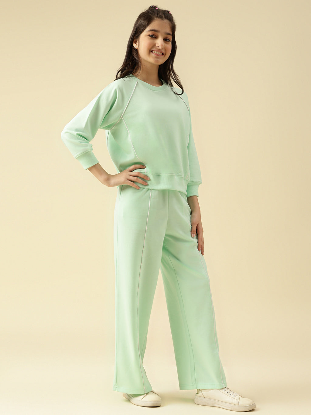 Lil Tomatoes Girls Cotton Looper Track Suits