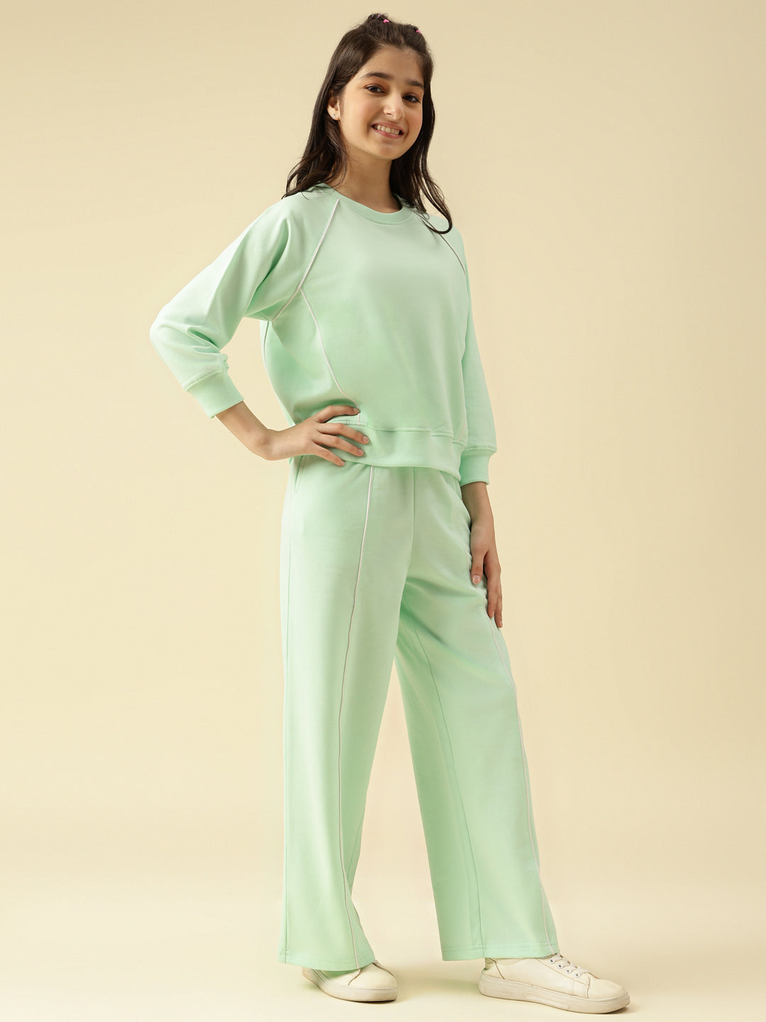 Lil Tomatoes Girls Cotton Looper Track Suits