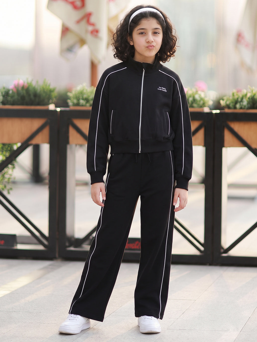 Lil Tomatoes Girls Cotton Fleece Track Suits