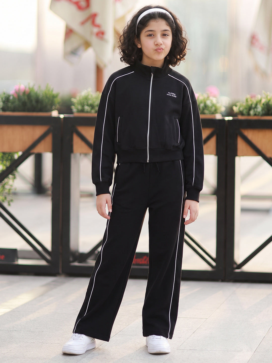 Lil Tomatoes Girls Cotton Fleece Track Suits