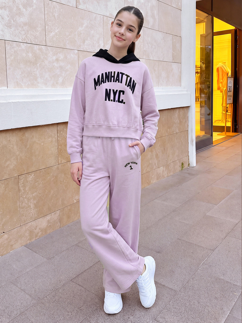 Lil Tomatoes Girls Cotton Looper Track Suits