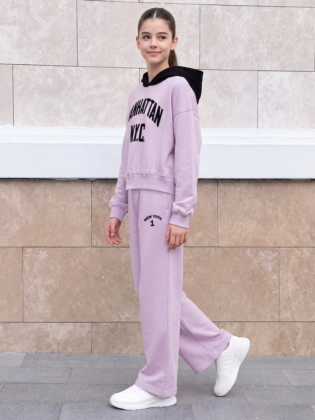 Lil Tomatoes Girls Cotton Looper Track Suits
