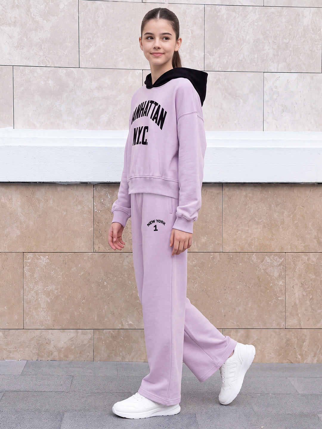 Lil Tomatoes Girls Cotton Looper Track Suits