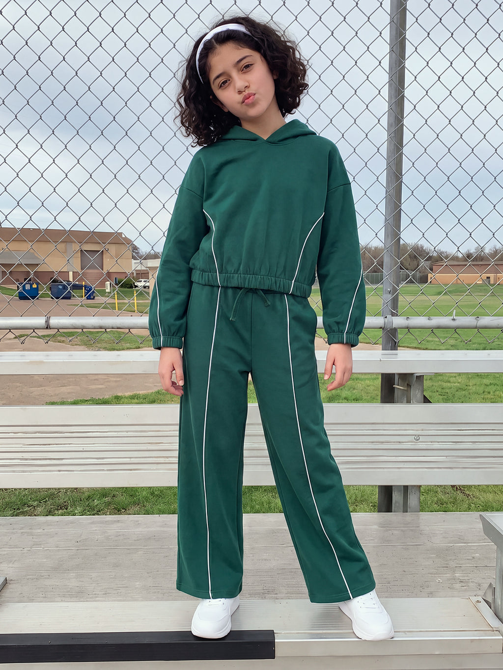 Lil Tomatoes Girls Cotton Fleece Track Suits