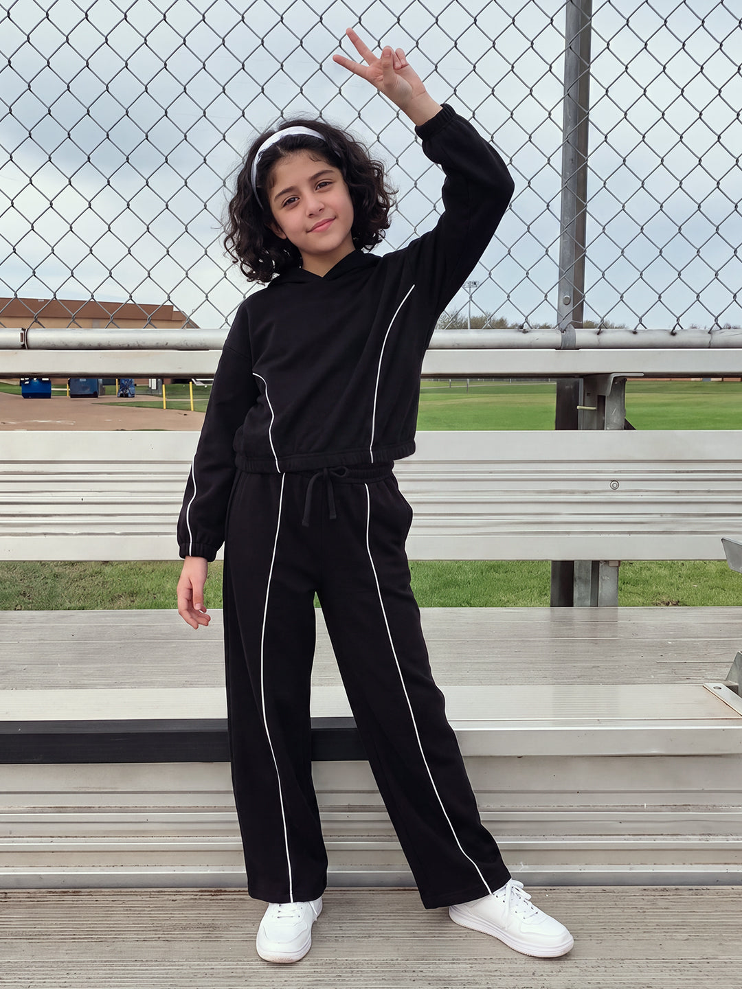 Lil Tomatoes Girls Cotton Fleece Track Suits