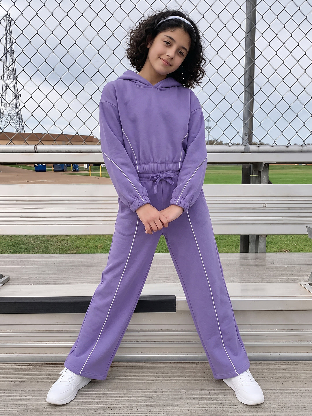 Lil Tomatoes Girls Cotton Fleece Track Suits