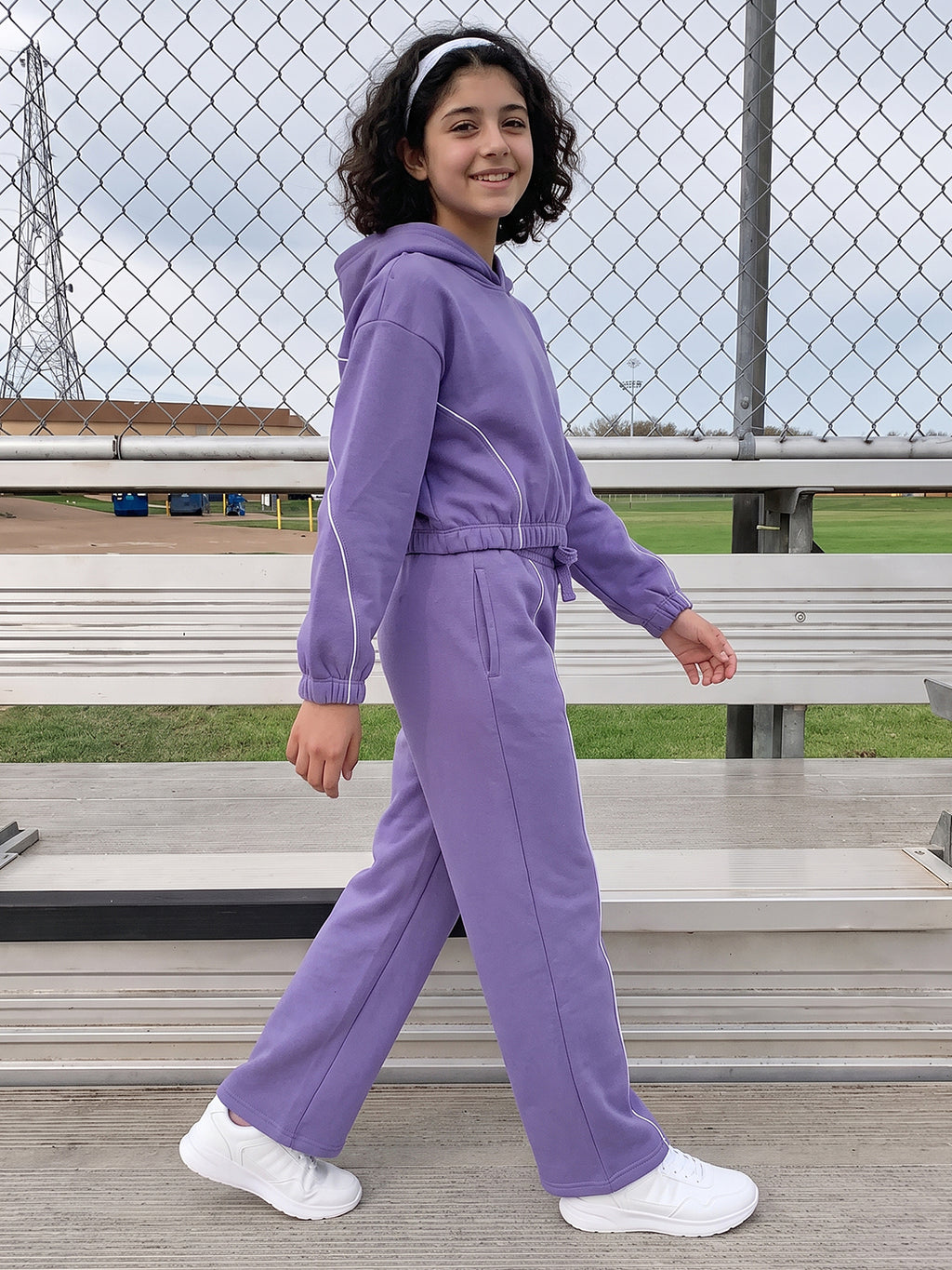Lil Tomatoes Girls Cotton Fleece Track Suits
