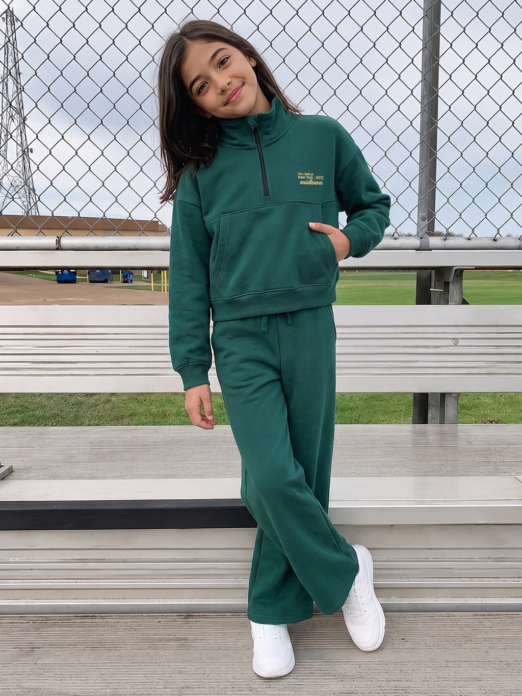 Lil Tomatoes Girls Cotton Fleece Track Suits