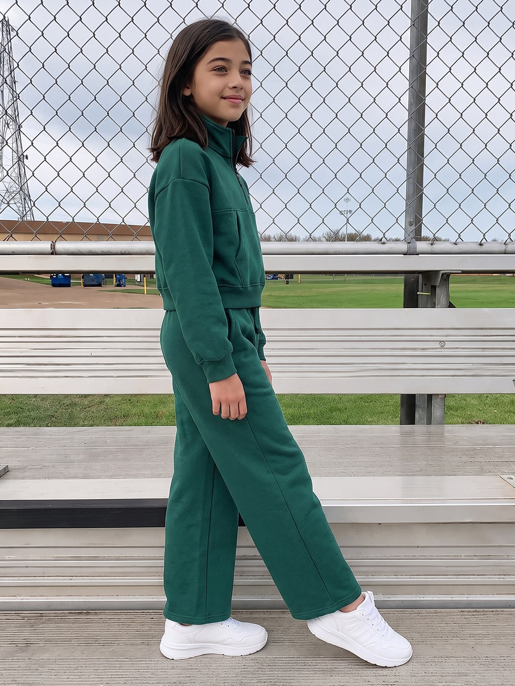 Lil Tomatoes Girls Cotton Fleece Track Suits