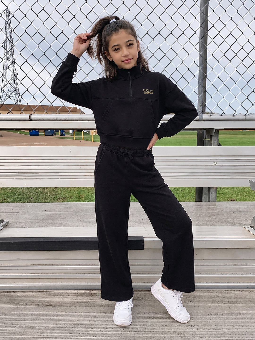 Lil Tomatoes Girls Cotton Fleece Track Suits