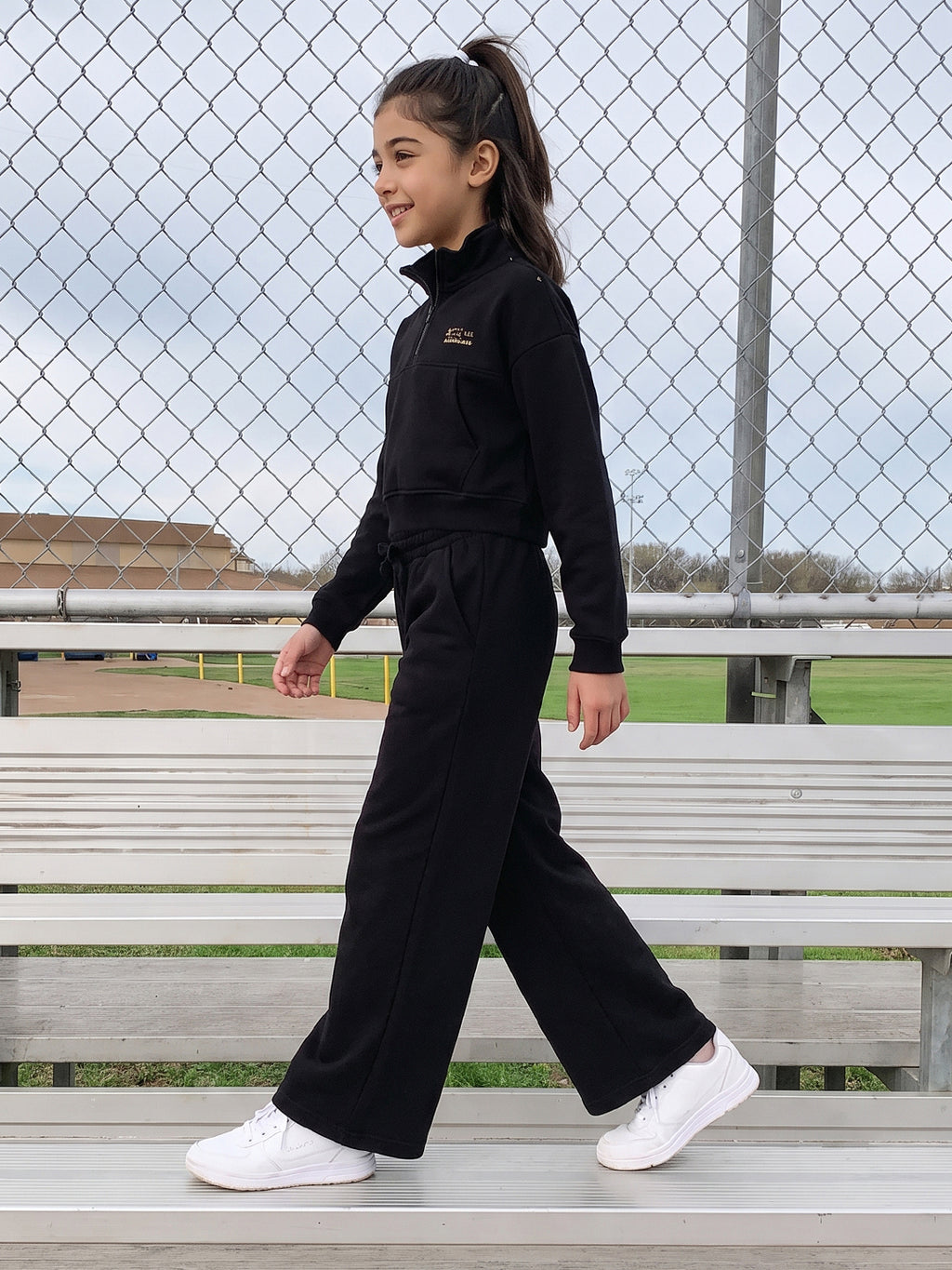 Lil Tomatoes Girls Cotton Fleece Track Suits