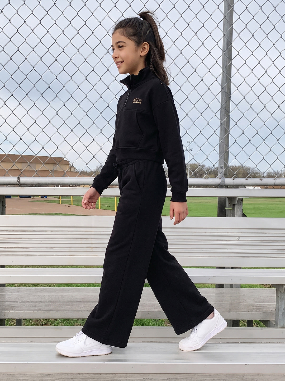 Lil Tomatoes Girls Cotton Fleece Track Suits