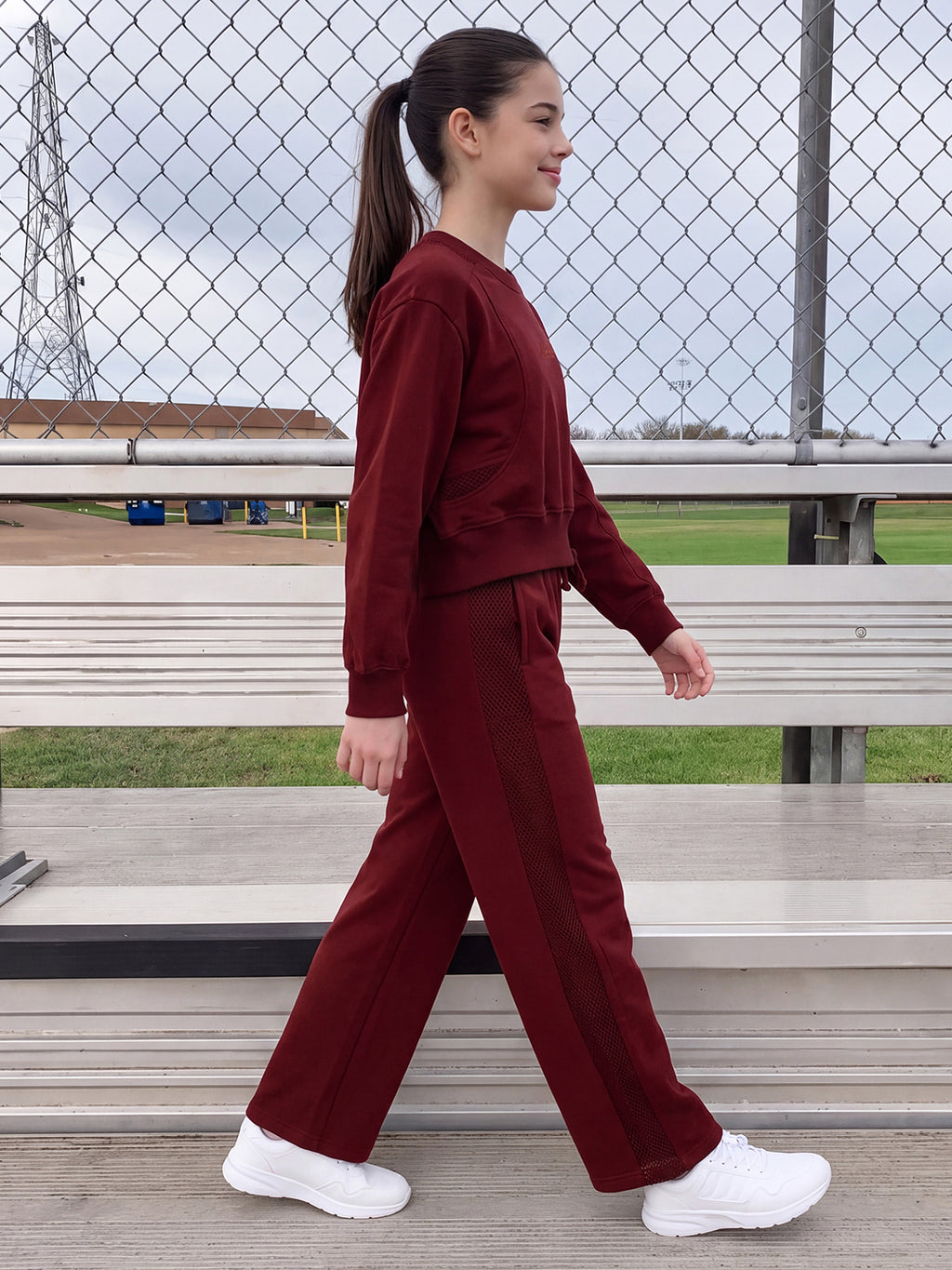 Lil Tomatoes Girls Cotton Looper Track Suits