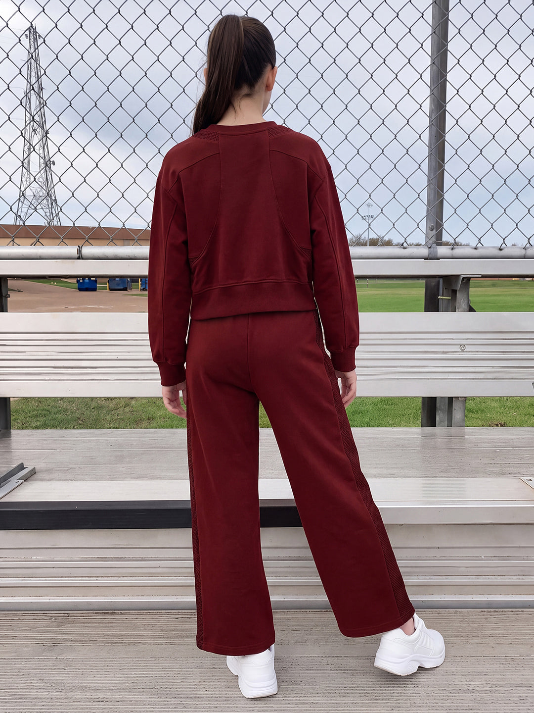 Lil Tomatoes Girls Cotton Looper Track Suits