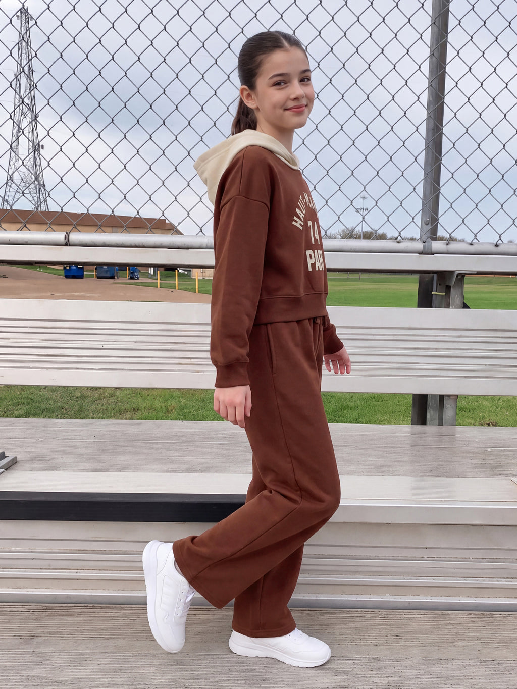 Lil Tomatoes Girls Cotton Fleece Track Suits