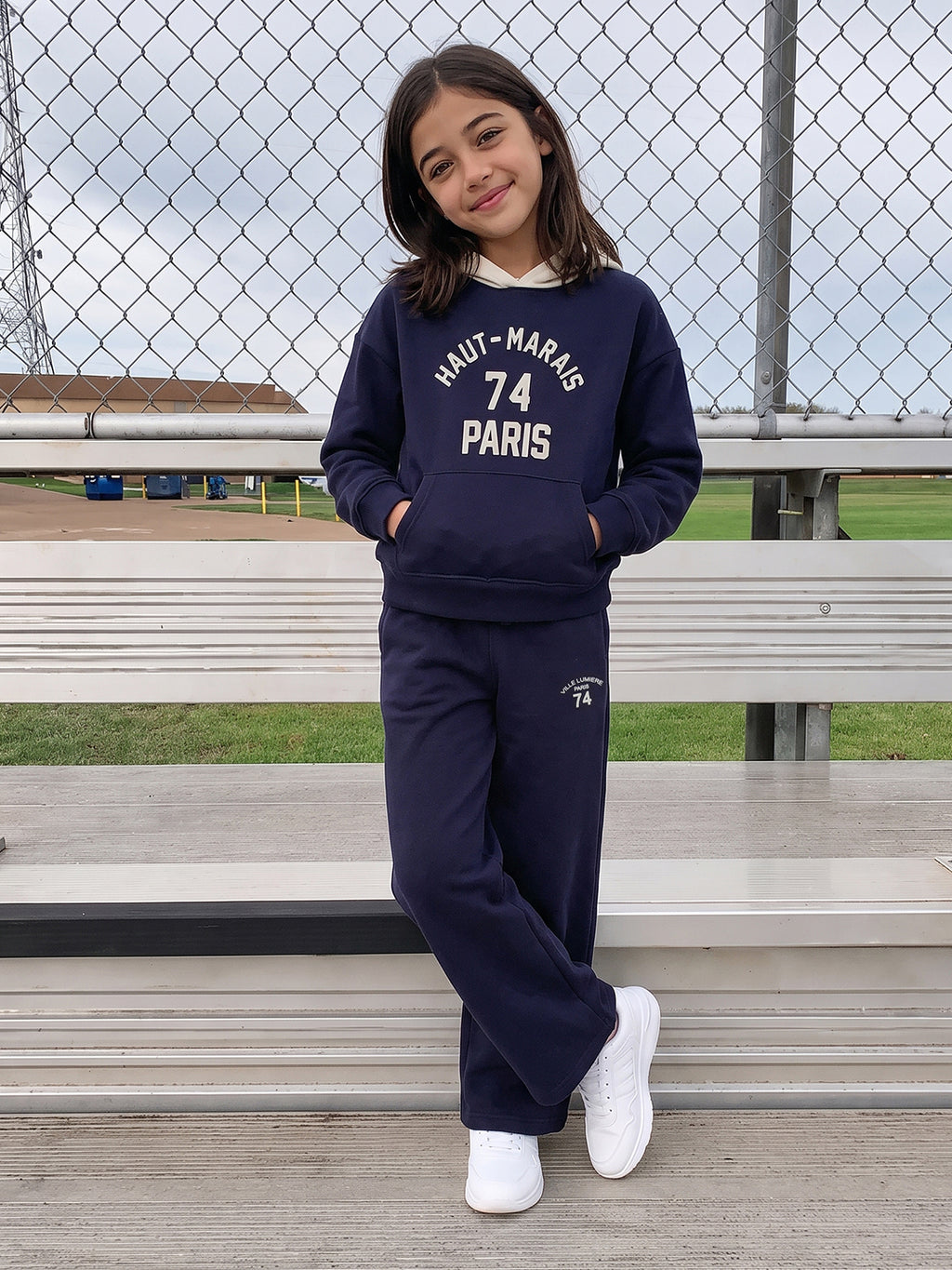 Lil Tomatoes Girls Cotton Fleece Track Suits